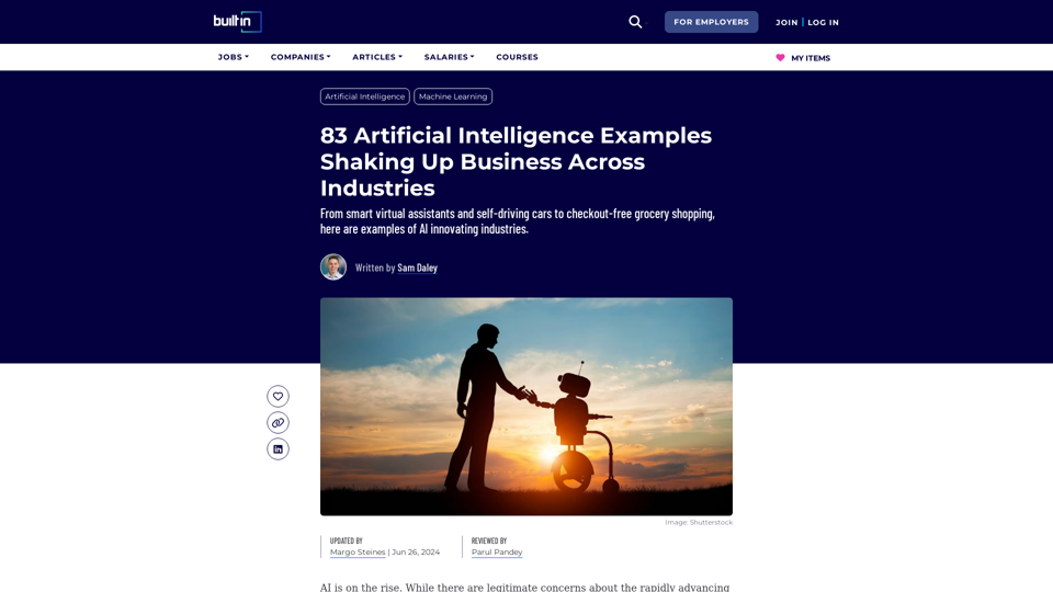 83 Artificial Intelligence Examples to Know for 2024 | Built In