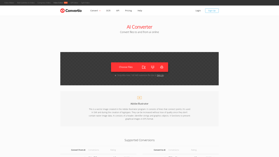 AI Converter — Convertio