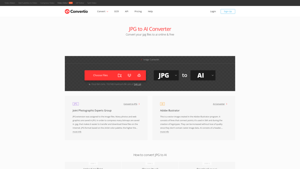 JPG to AI (Online & Free) — Convertio