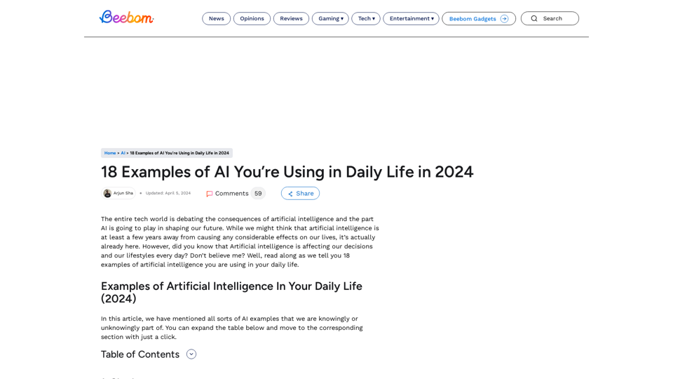 18 Examples of AI in Daily Life (2024) | Beebom